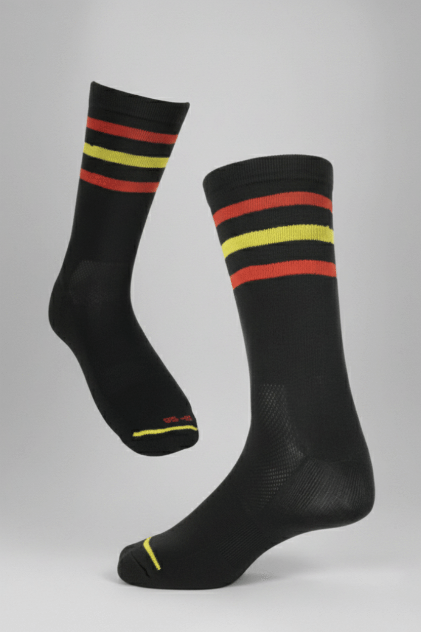 CALCETÍN HIGHLINE Tricolor Black